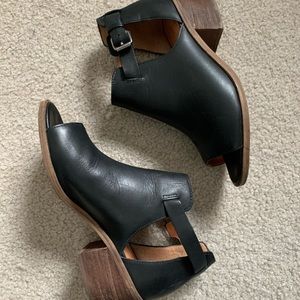 Madewell open toe bootie